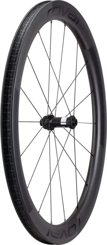 Specialized Roval Rapide CL III Carbon Disc Center-Lock 28" Laufrad - satin carbon-satin black | nur Vorderrad | 100 mm | nur Vorderrad | nur Vorderrad | 28" | Non Boost Solange Der Vorrat Reicht
