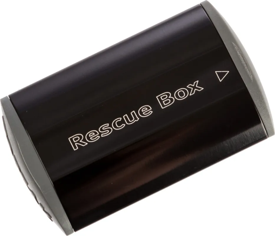Topeak Rescue Box Flickzeug-Kit - schwarz Kostenloser Rückversand