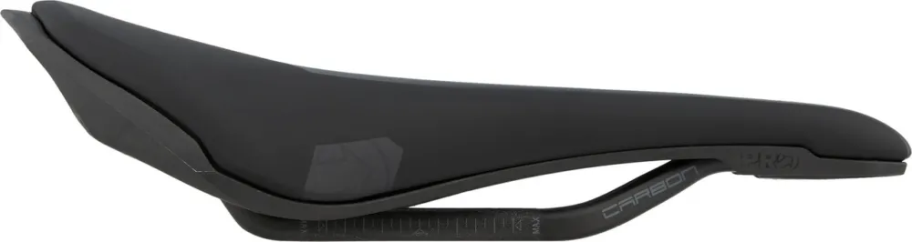 Bestpreis PRO Stealth Curved Team Carbon Sattel - schwarz | 142 mm | 248 mm