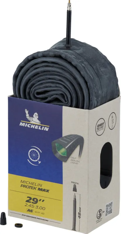 Michelin Schlauch A6 Protek Max für 29+ - universal | 62-622 bis 77-622 | SV | 29 x 2,45-3,0 SV 48 mm | 48 mm Preisknaller