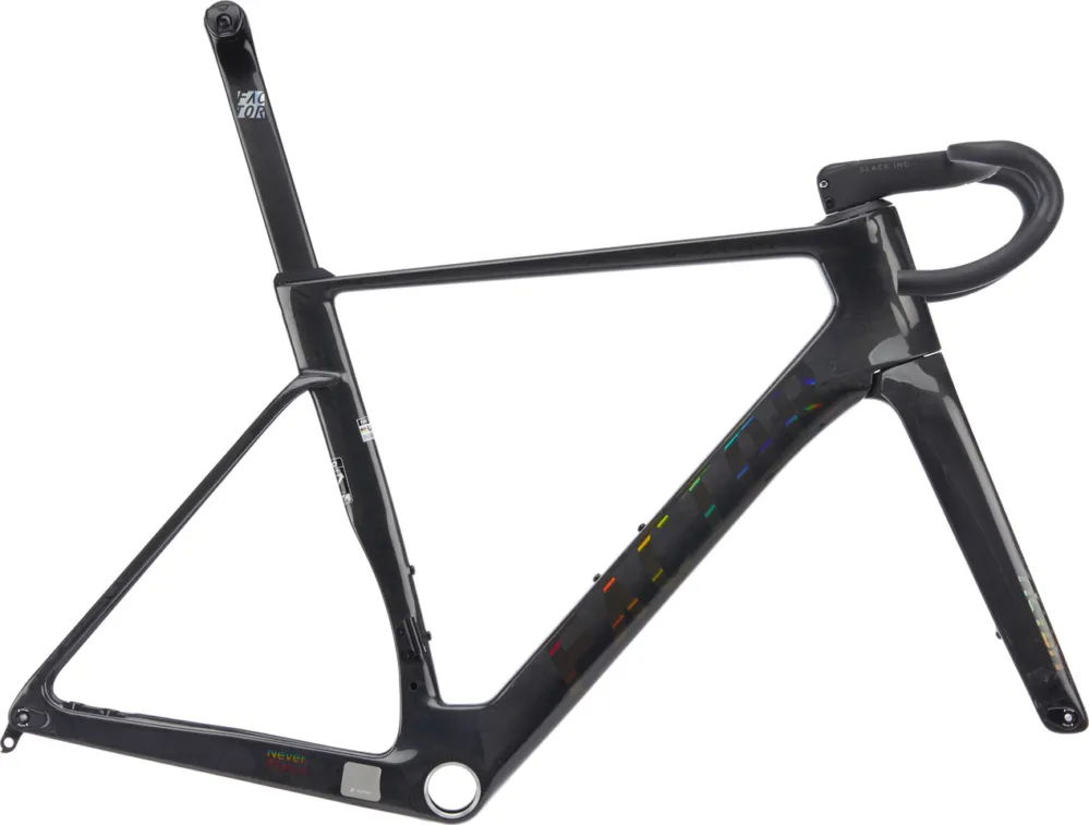 Expressversand Factor OSTRO V.A.M. Disc T47a Shimano tint over chrome Carbon Rahmenkit - tint over chrome | 58 cm/130 mm x 42 cm/SB 20 mm