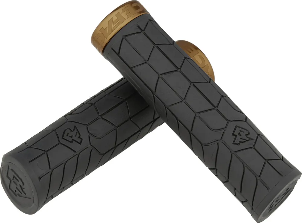 Race Face Getta Lock On Lenkergriffe - black-kashmoney gold | 33 mm Gratis Versand
