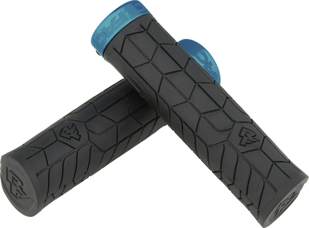 Race Face Getta Lock On Lenkergriffe - black-turquoise | 33 mm Bestpreis