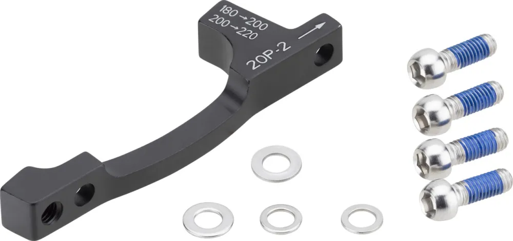 Nur Für Kurze Zeit SRAM Scheibenbremsadapter 20 P-2 für 200mm/220 mm Scheibe - black | 220 mm/200 mm | Postmount