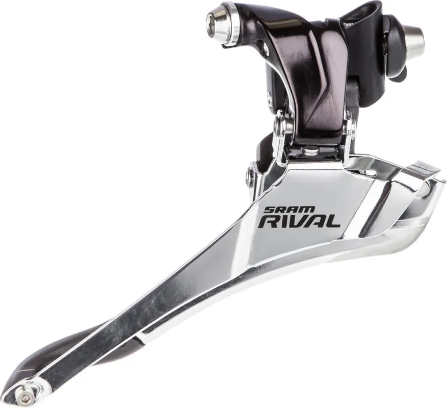 Abverkauf SRAM Rival 22 Yaw Umwerfer - black anodized | Anlöt