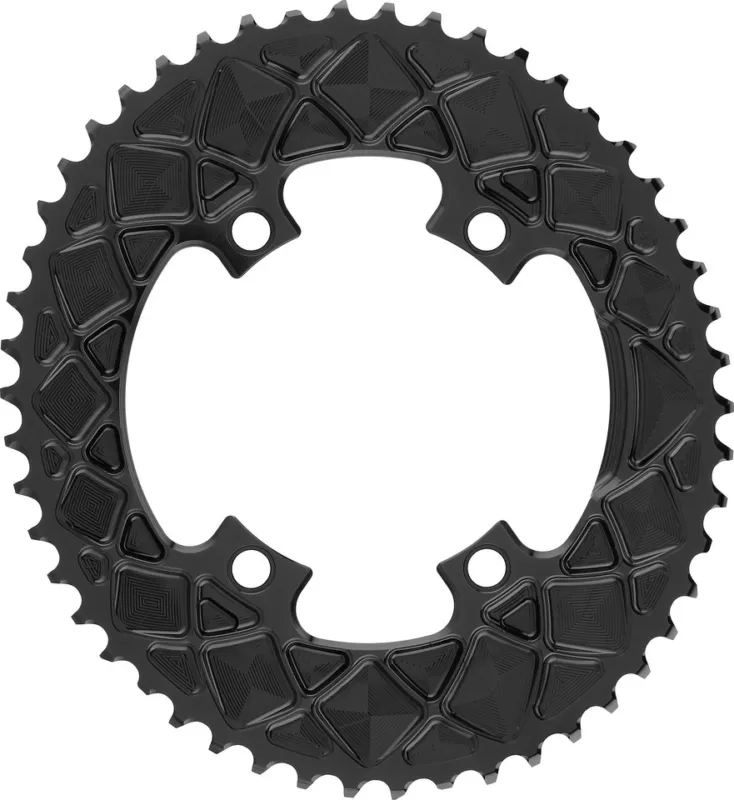 absoluteBLACK Oval Road 110/4 Kettenblatt für Shimano Dura-Ace 9000 / Ultegra 6800 - black | 50 Z Letzte Chance