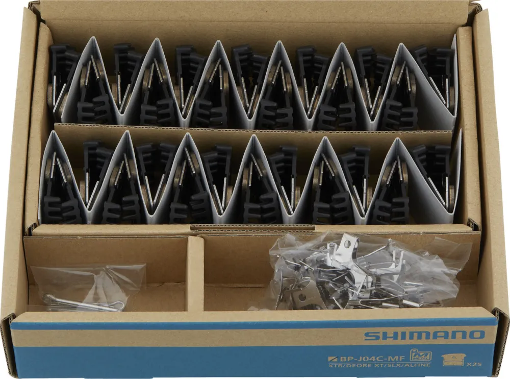 Shimano Bremsbeläge J04C-MF für XTR, XT, SLX - 25 Paar - universal | gesintert | Stahl Sofort Bestellen