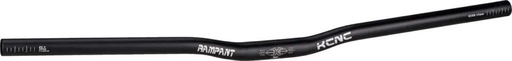 Rabatt KCNC Rampant 15 mm 25.4 Riser Lenker - black | 710 mm