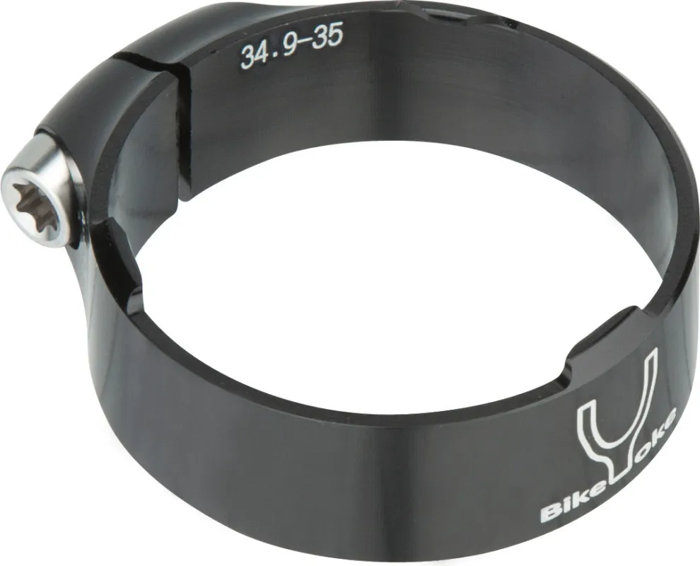 Neu BikeYoke Squeezy Sattelklemme - black | 31,8 mm
