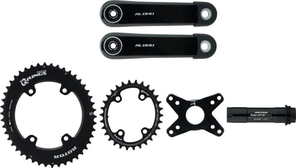 Rotor ALDHU Carbon Gravel Q-Ring 46/30-11-fach Kurbelgarnitur - schwarz | 165,0 mm | 30-46 Angebot