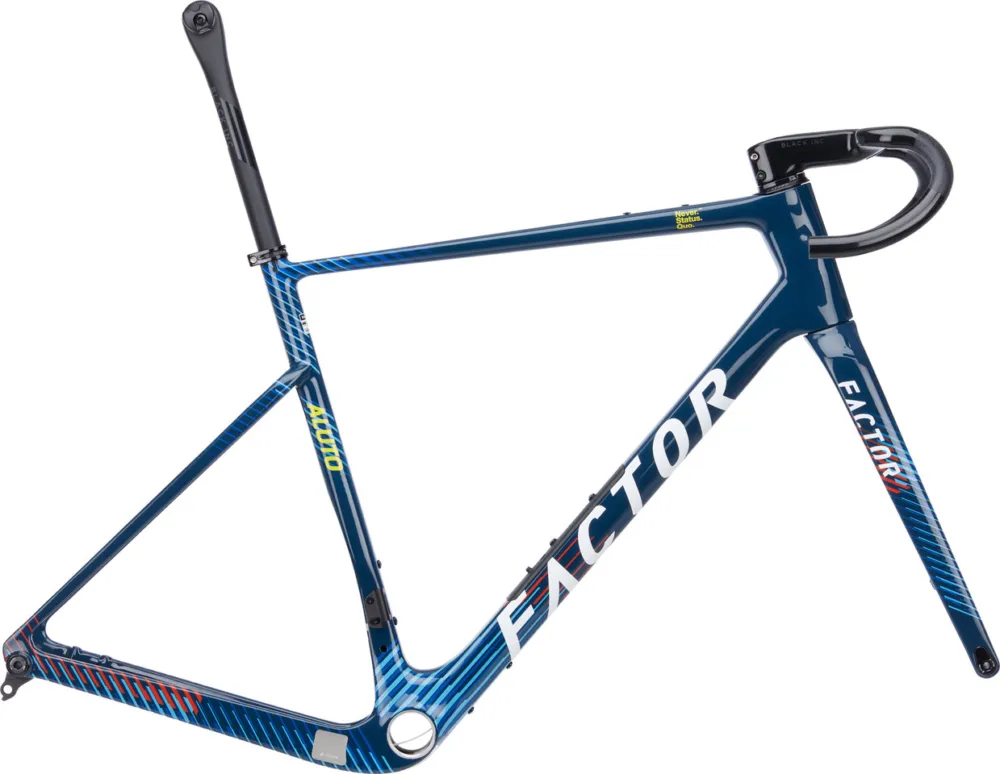 Factor ALUTO Gravel Disc Carbon Rahmen-Kit SRAM Wide - raptor blue | XXL | 50 mm | 1,5" | 28" | 0 mm | 40 cm/120 mm Sonderaktion