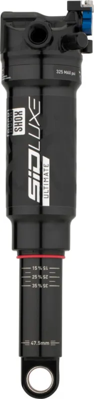 Online Kaufen RockShox SIDLuxe Ultimate DebonAir Trunnion Remote Dämpfer F-Podium ab Mod.2020 - black | 185 mm x 47,5 mm