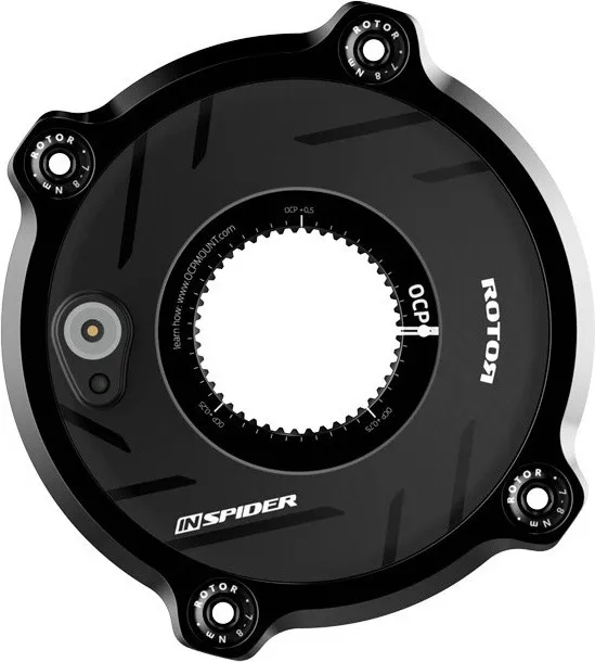Rotor INspider MTB Powermeter BCD100X4 - schwarz | ohne | ohne Kettenblatt Solange Der Vorrat Reicht