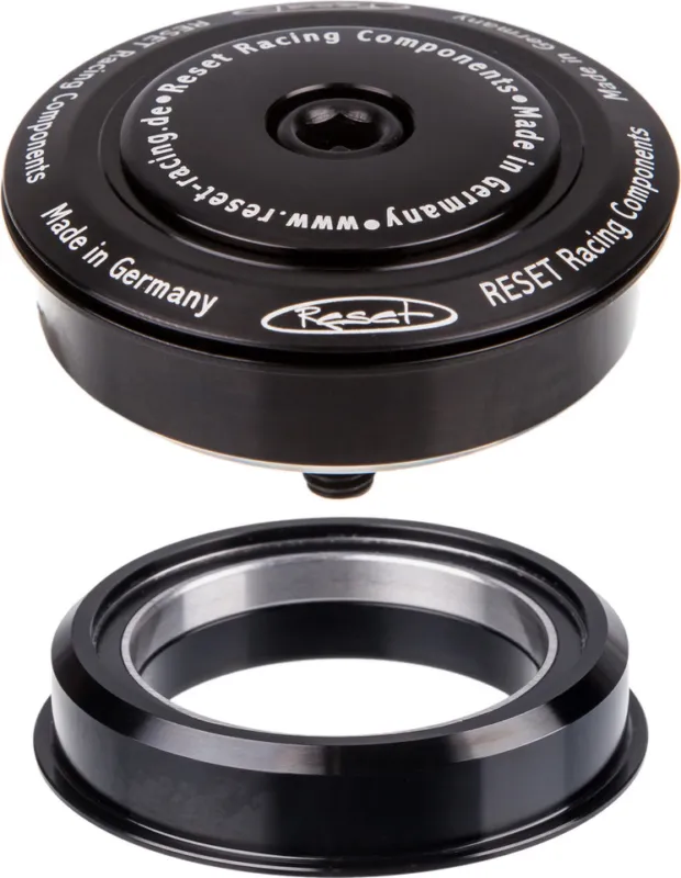 Geprüft Reset Racing Flatstack A4 ZS44/28,6 - ZS56/40 Steuersatz - schwarz | 1 1/8" - 1,5" tapered | ZS44/28,6 - ZS56/40