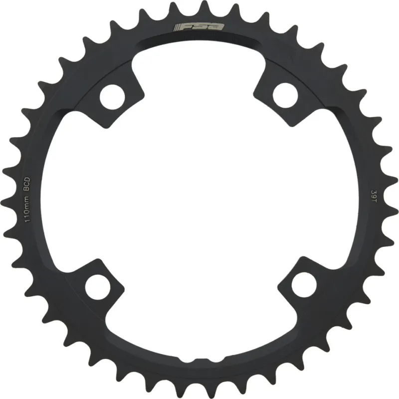Ausverkauf FSA Kettenblatt Road PowerBox / SL-K ABS, N-11, 4-Arm, 110 mm Lochkreis - black | 39 Z