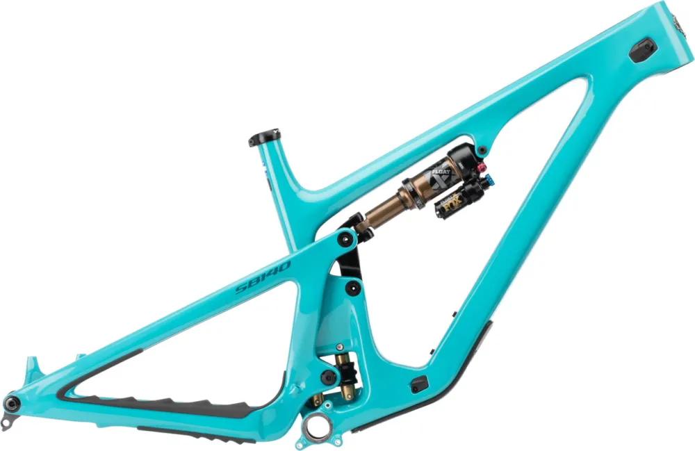 Yeti Cycles SB140 TURQ Carbon 29" Rahmenkit - turquoise | 44 mm | XXL Ausverkauf