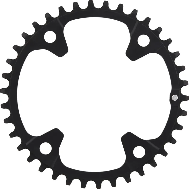 Schnäppchen Campagnolo Ekar Kettenblatt 13-fach, 4-Arm, 123 mm Lochkreis - schwarz | 38 Z