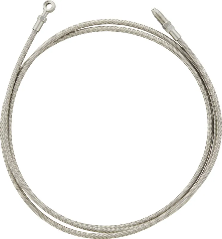 Trickstuff Stahlflex Bremsleitungskit Banjo / gerade für Maxima / Direttissima - silber-silber | 1700 mm Neue Ware