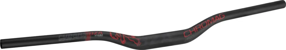 Chromag BZA 35 35 mm Carbon Riser Lenker - black-red | 800 mm Sofort Bestellen