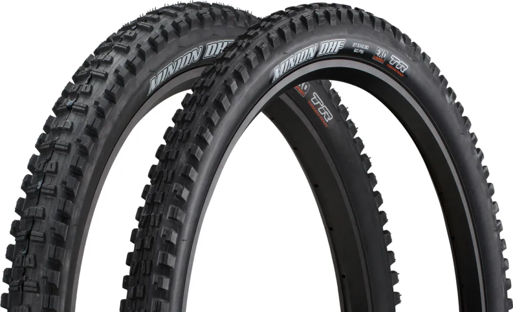 Meistverkauft Maxxis Minion DHF / DHR II Dual EXO WT TR 27,5" Faltreifen 2er Set - schwarz | 27.5 " | 66 mm | 66-584 | 2.6 "