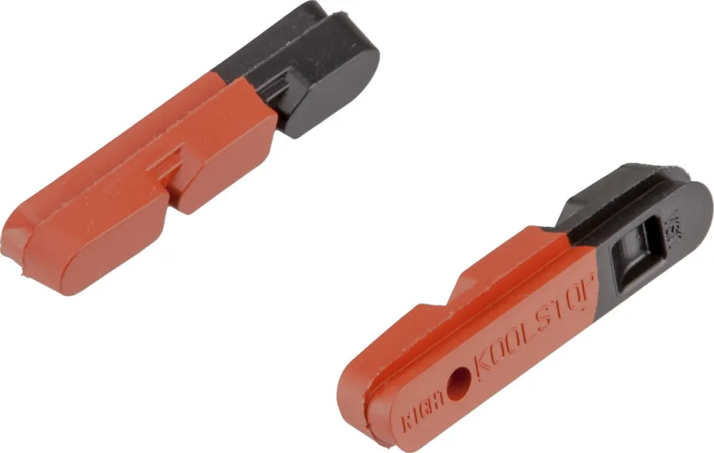 Markenprodukt Kool Stop Bremsgummis Cartridge Campi Super Record 2011 - schwarz-lachs
