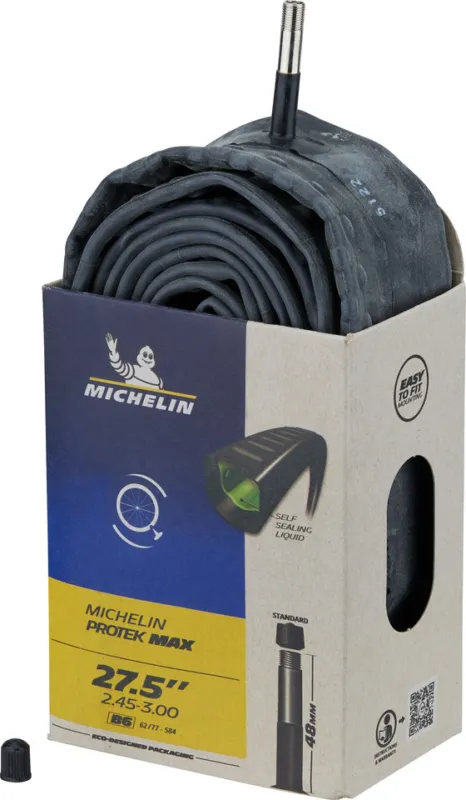 Michelin Schlauch B6 Protek Max für 27,5+ - universal | 62-584 bis 77-584 | AV | 27,5 x 2,45-3,0 AV 48 mm | 48 mm Sonderaktion