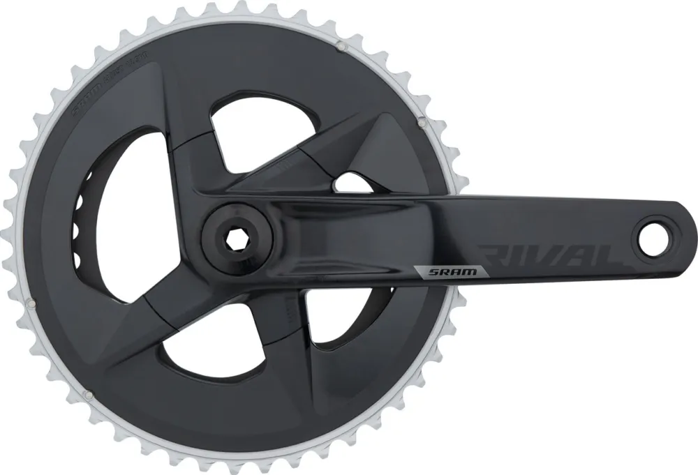 SRAM Rival DUB 2x12-fach Powermeter Kurbelgarnitur - black | 170,0 mm | 35-48 Top-Preis