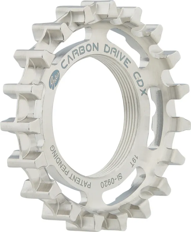 Gates CDX Hintere Riemenscheibe Thread-On / Fixie - silber | 19 Z Wochenendangebot
