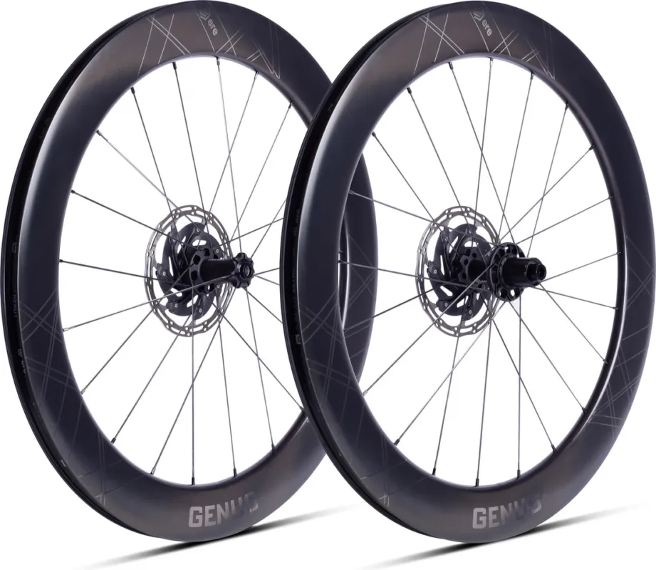 ERE Research Genus II AE65 Carbon Disc Center Lock 28" Laufradsatz - black-black | Non Boost | SRAM XDR | 28" | Non Boost Solange Der Vorrat Reicht