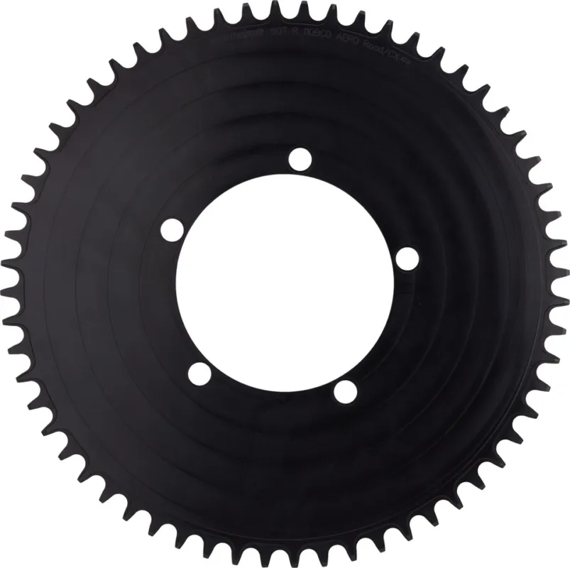 Garbaruk Kettenblatt Aero Round 5-Arm 110 mm Lochkreis - black | 60 Z Finale Aktion