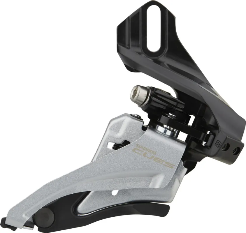Shimano CUES Umwerfer FD-U4000 2-/9-/10-fach - silber | Direct Mount (High-Direct ) Echt