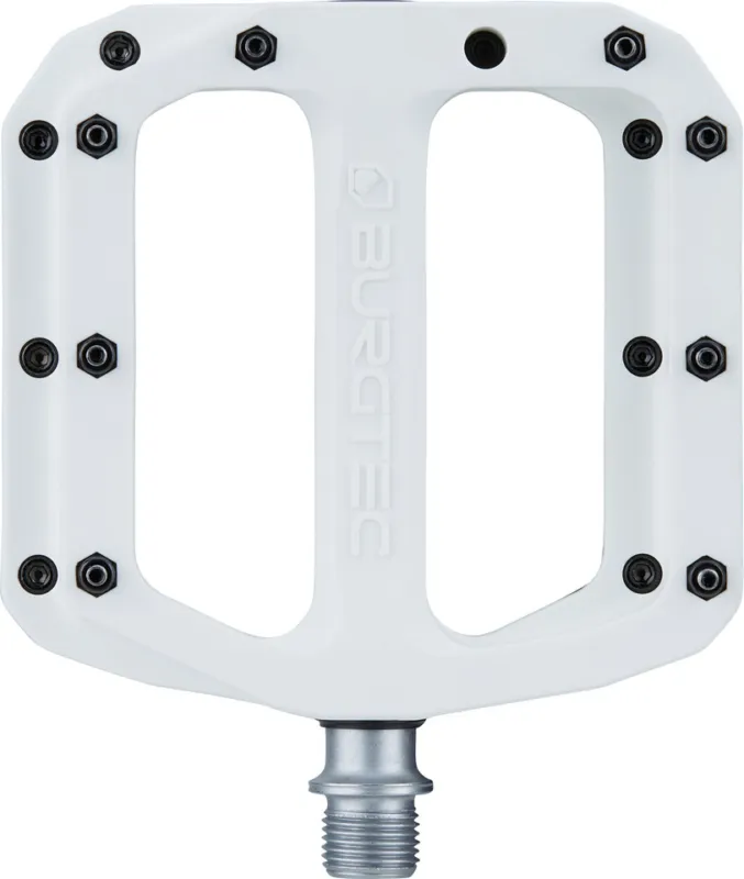 Nur Heute Burgtec MK4 Composite Plattformpedale - damn right white