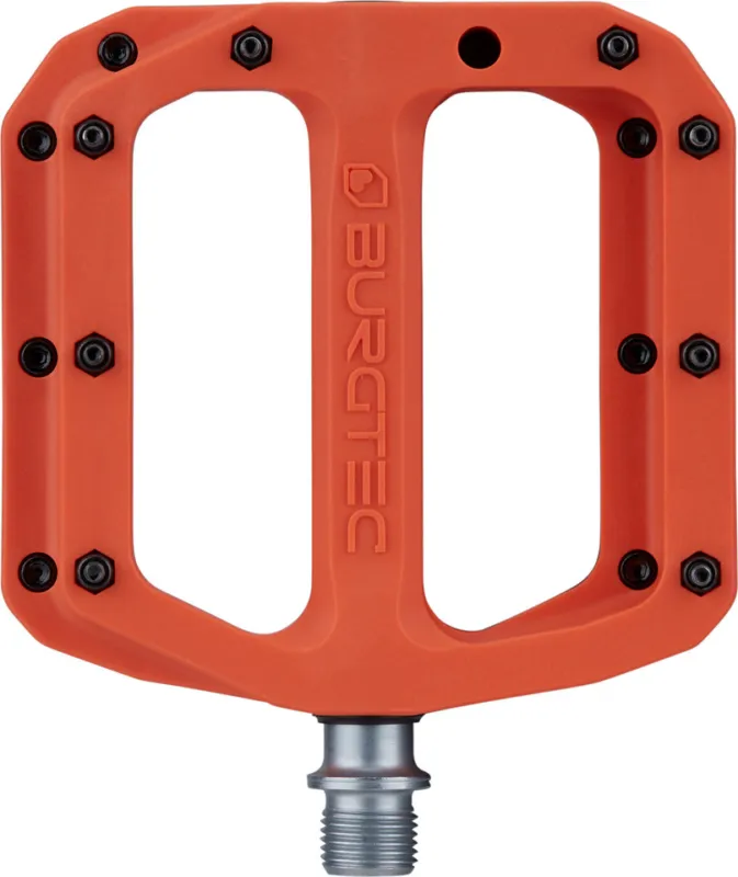 Burgtec MK4 Composite Plattformpedale - iron bro orange Sonderaktion