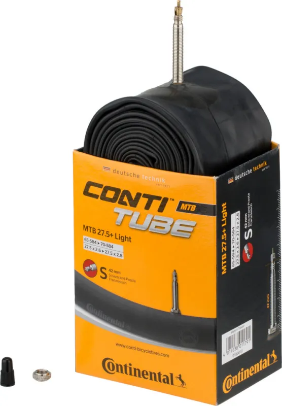 Continental Schlauch MTB 27,5 Plus Light - universal | SV | 57-584 bis 70-584 | 27,5 x 2,6-2,8 SV 42 mm | 42 mm Knallerangebot