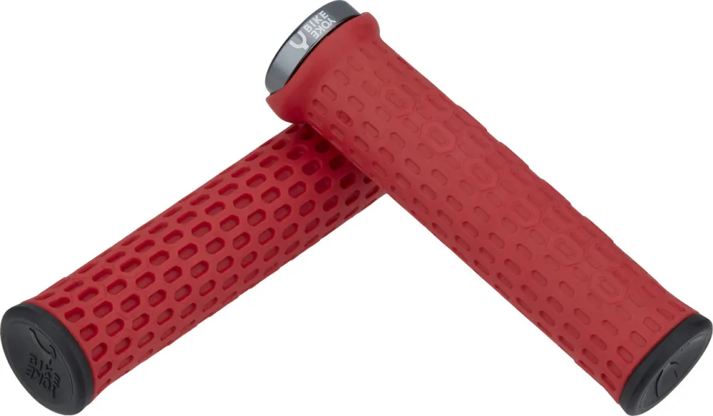 Markenprodukt BikeYoke Grippy Lenkergriffe - red