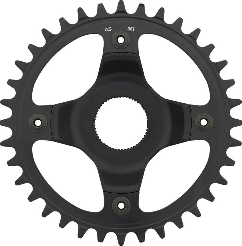 Shimano STEPS Kettenblatt FC-E8000 12-fach 56,5 mm Kettenlinie (SM-CRE80-12SB) - schwarz | 36 Z Abverkauf