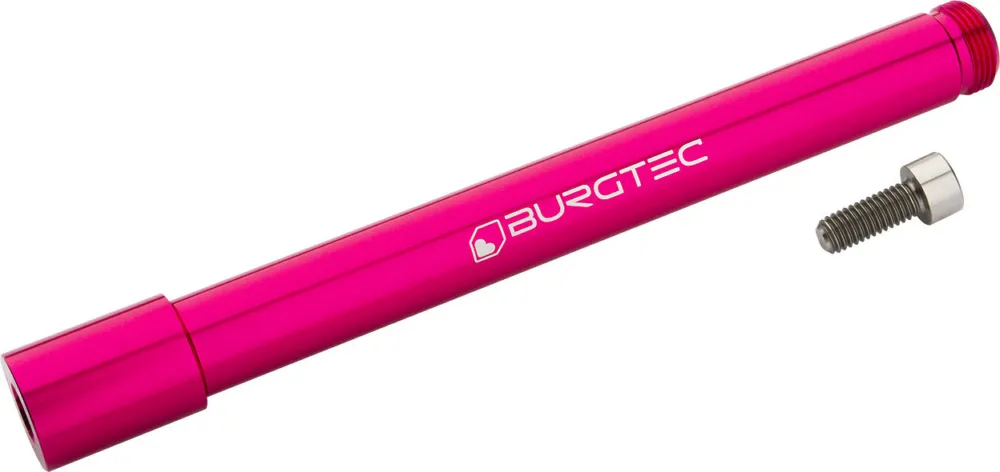 Burgtec Steckachse für Öhlins Boost RXF36/RXF36 Evo/RFX3 - toxic barbie pink Kostenloser Versand