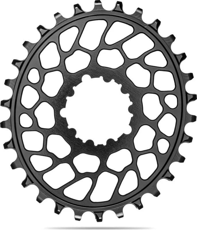 absoluteBLACK Oval Kettenblatt für SRAM Direct Mount 0 mm Offset - red | 34 Z | 34 Sofort Bestellen