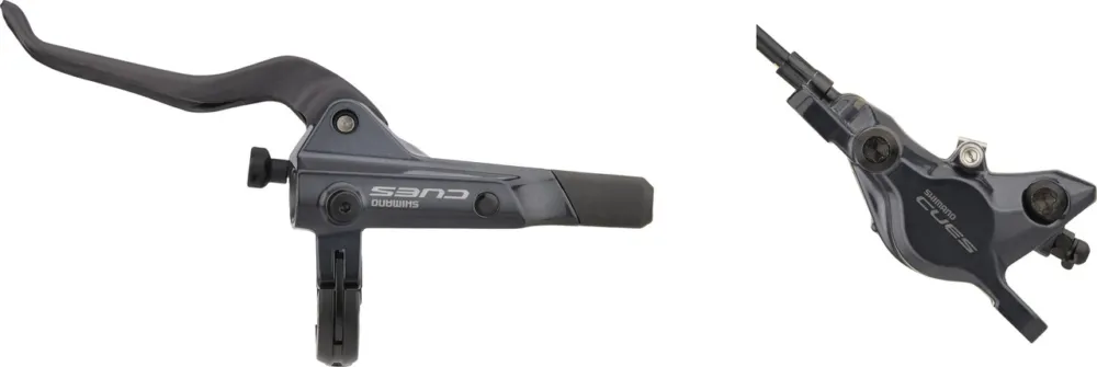 Shimano CUES Scheibenbremse BR-U8000 mit Resinbelag J-Kit - schwarz | Vorderrad | links (seitenspezifisch ) Begrenztes Angebot