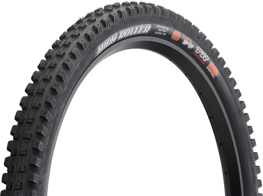 Versand Am Gleichen Tag Maxxis HighRoller III 3C MaxxGrip DD WT TR 27,5" Faltreifen - schwarz | 61-584 | 61 mm | 2.4 " | 27.5 "