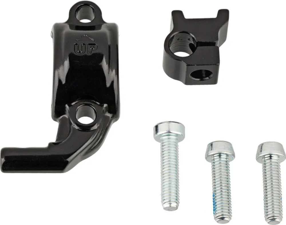 Sichere Zahlung Formula Schellenadapter Cura / C1 / CR1 / CR3 für X9 / X0 / X01 / XX1 Trigger - black glossy | links