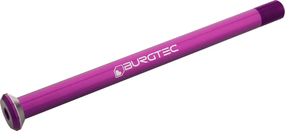 Burgtec Steckachse HR für Specialized 174,5 mm - purple pain | 148 mm Finale Aktion