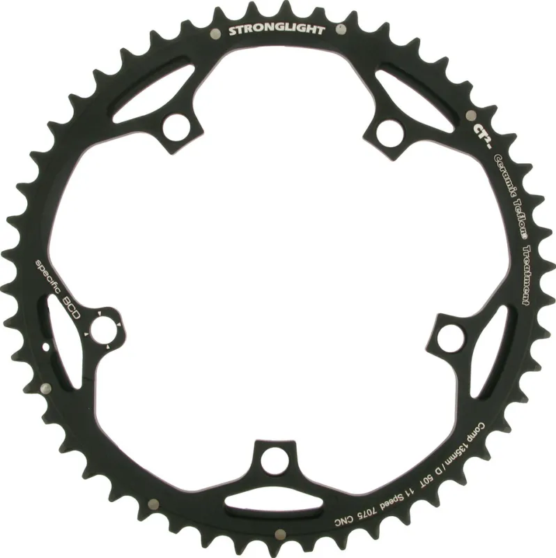 Stronglight CT2 Road Kettenblatt Campagnolo 11-fach, 5-Arm, 135 mm Lochkreis - schwarz | 39 Z Sichere Zahlung