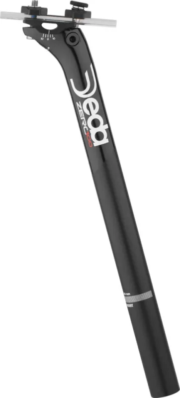 DEDA Zero100 Sattelstütze Modell 2018 - schwarz / weiß | 350 mm | 12 mm | 27,2 mm Markenprodukt
