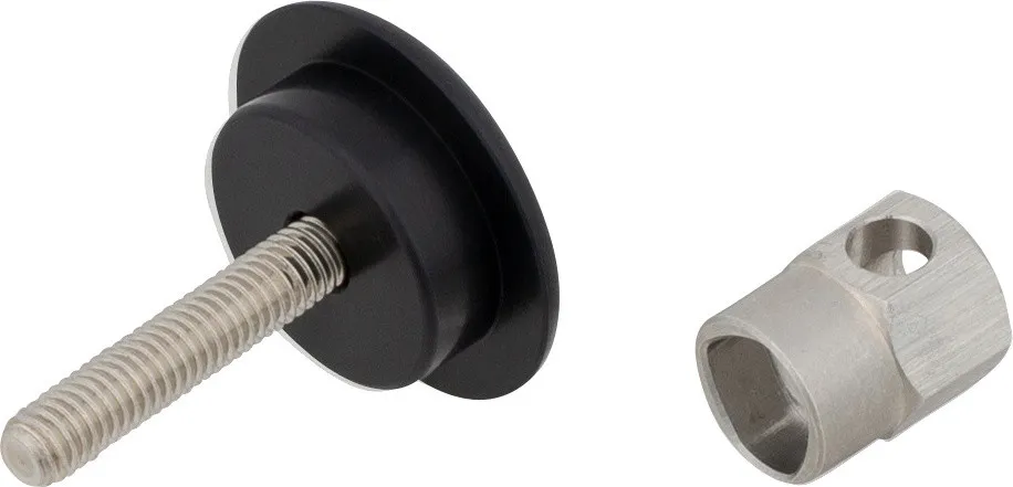 Pitlock Sicherung Set 09 Ahead - silber-schwarz | 1 1/4" Letzte Chance