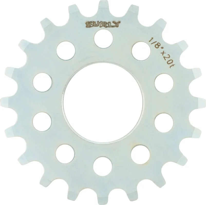 Surly SingleSpeed Track Cog Ritzel 1/8" - silber | 19 Zähne Sichere Zahlung
