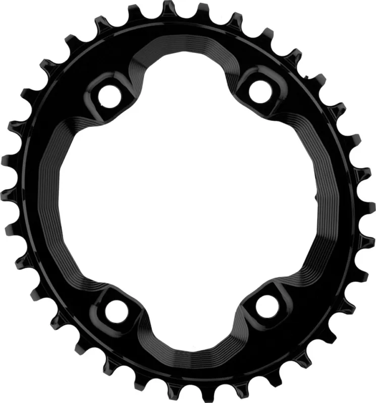 Nur Heute absoluteBLACK Oval 1X Kettenblatt für Shimano XT M8000 / SLX M7000 - black | 32 Z