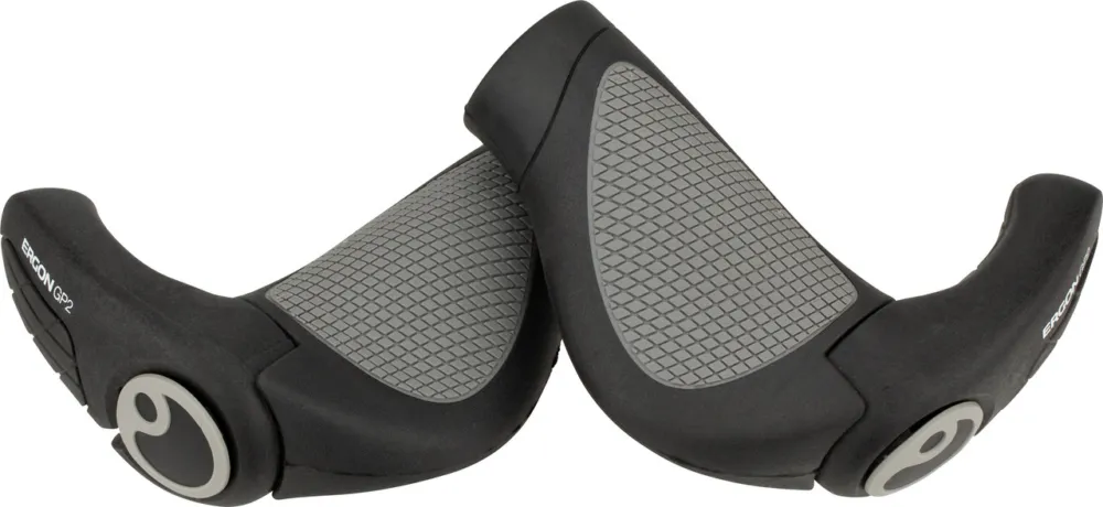 Abverkauf Ergon GP2 Gripshift Lenkergriffe für Drehgriffschalter beidseitig - black | S
