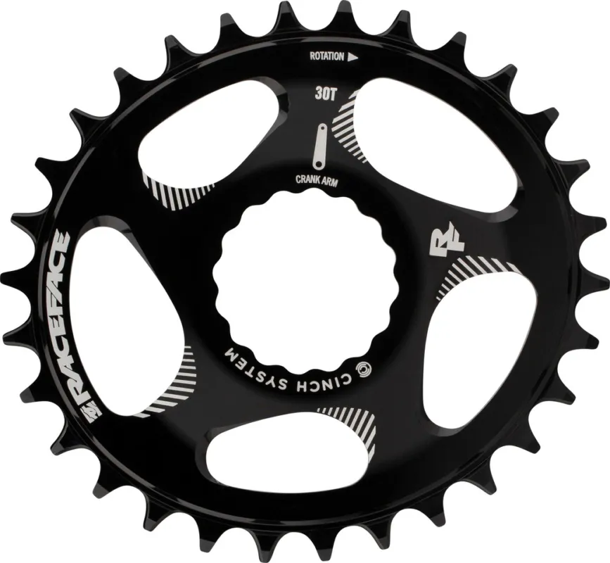 Race Face Cinch Direct Mount Oval Kettenblatt - black | 32 Z Rabatt