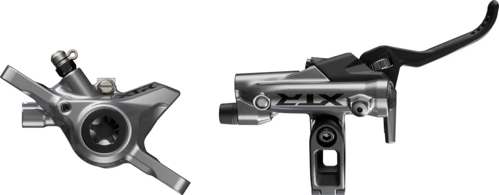 Shimano XTR BL-M9220+BR-M9200 Scheibenbremse - schwarz-silber | rechts (seitenspezifisch ) | Hinterrad Highlight